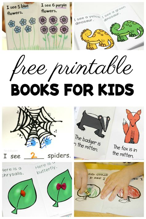 I love making books with my students! These free printable books will be perfect for the kids. Preschoolers and kindergartners will get a kick out of using these printable emergent readers to make their own books. #FunADay #FreePrintable #Preschoolers #PreschoolLiteracy #PreschoolTeacher #PreschoolActivities #Reading Preschool Butterfly Theme, Kindergarten Reading Books, Halloween Theme Preschool, Decodable Books, Farm Books, Early Reading Skills, Making Books, Free Preschool Printables, Free Printable Activities