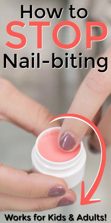 Find out how to stop nail-biting in only five days! This little trick works with kids and adults! It's actually fun too. :) Nail Biting Remedies, Biting Fingernails, Stop Nail Biting, Nail Biting Habit, Biting Nails, Grow Nails Faster, Bad Nails, Nail Care Routine, How To Grow Nails