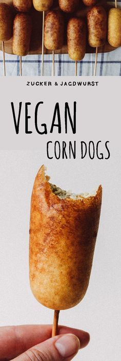 Vegan Corn Dogs Vegan Corn Dogs, Vegan Dog, Vegan Meat, Corn Dog, Vegan Kids, Vegan Appetizers, Snack Attack, Corn Dogs, Food Vegan