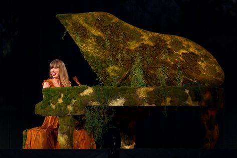 Evermore Piano, Evermore Dress, Eras Tour, Taylor Swift, Piano, Swift, Orange, Pins