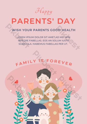 Parents Day Poster, National Parents Day, International Family Day, Valentine's Day Poster, Happy National Day, Literary Posters, Mothers Day Poster, Poster Psd Free Download, Dark Green Background