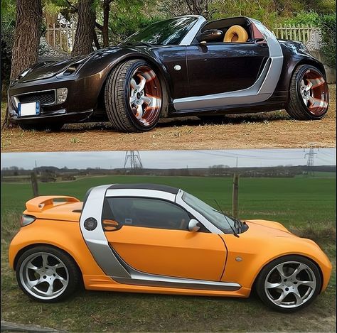 Smart Car Body Kits, Maruti 800, Bugatti Concept, Smart Roadster, Tiny Cars, Sepeda Motor, Smart Car, Body Kits, Motorcycle Design