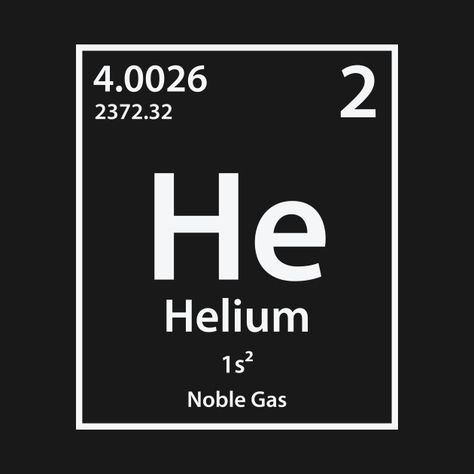 Helium Element, Mars Settlement, Greek Sun God, Noble Gas, Kids Shirts Design, Physics Teacher, Theoretical Physics, 6th Grade Science, Element Design