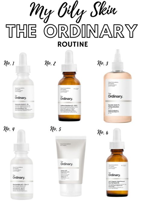 Oily Skin Routine, The Ordinary Skincare Routine, Skincare For Oily Skin, Oily Skin Care Routine, Makeup Hacks Beauty Secrets, The Ordinary Skincare, Skincare Inspiration, Skin Care Quiz, Basic Skin Care Routine