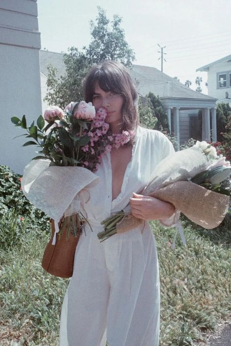 Blow Dry Hair Straight, Growing Out Fringe, Alyssa Miller, Peasant Style Dress, Hippie Movement, Blow Dry Hair, This Is Your Life, Boho Fashion Summer, Alexa Chung