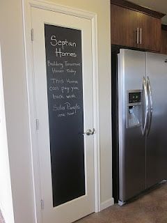 Chalkboard pantry door Kitchen Pantry Door Ideas, Chalkboard Pantry Doors, Kitchen Table Inspiration, Kitchen Pantry Door, Dutch Doors Diy, Dream House Inside, Chalkboard Kitchen, Pantry Shelving Ideas, Cheap Interior Doors