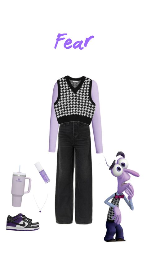 Fear Inside Out Costume, Fear Inside Out, Inside Out Costume, Fashion Top Outfits, Top Styles, Inside Out, Top Outfits, Clothes