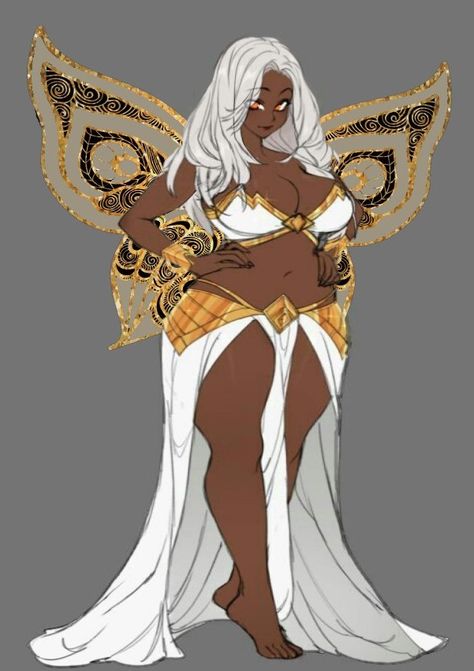 Fantasy Plus Size, Body Positive, Angel, Plus Size, White, Art