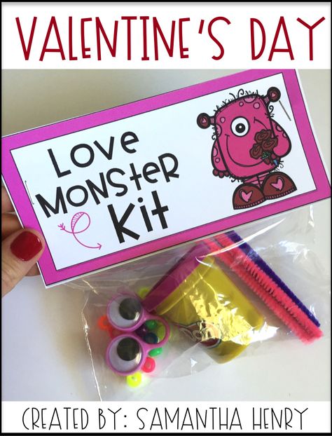 Activities For First Grade, Student Valentines, Valentines Class Party, Kindergarten Valentines, Monster Valentines, Class Valentines, Valentine Gifts For Kids, Preschool Valentines, Valentine Activities