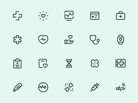 Myicons — Health, Medicine line icons by Myicons✨ Medicine Tattoo Ideas, Nurse Icon, Healing Quotes Health, Health Coach Logo, Medicine Symbol, Medicine Icon, Bullet Journal Health, Take Care Of Yourself Quotes, Health Ledger