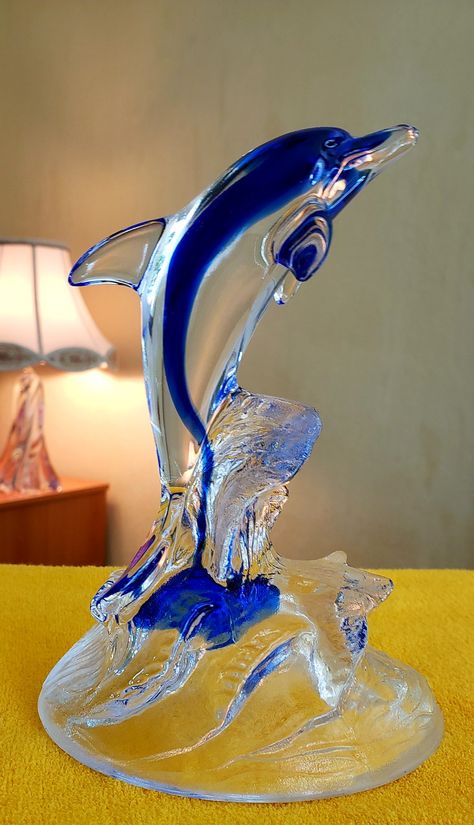 Dolphin Nails, Dolphin Decor, Swarovski Crystal Figurines, Glass Dolls, Cyborgs Art, Dolphin Art, Dolphin Jewelry, Crystal Sculpture, Afrocentric Art