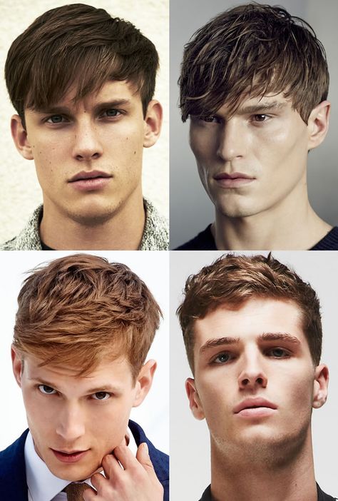 Textured Hairstyles For Men With Fringe Haircuts Unstyled, Classic Mens Hairstyles, Textured Haircut, Quiff Hairstyles, Crop Hair, Tapered Haircut, Ombré Hair, Athletic Hairstyles, Corte De Cabelo Masculino