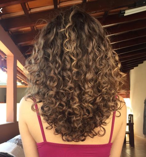 Long Layered Curly Hair, Long Curly Haircuts, Curly Hair Natural, Dyed Curly Hair, Natural Curly Hair Cuts, Highlights Curly Hair, Layered Curly Hair, Brown Curly Hair, Natural Curly Hair