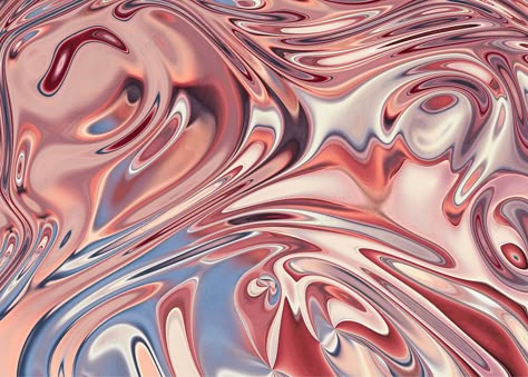 Copper color flowing holographic metal background Holographic Desktop Wallpaper, Pink Metal Aesthetic, Chrome Background Aesthetic, Aesthetic Background For Desktop, Mac Customization, Google Chrome Background Aesthetic, Google Chrome Background, 3d Wallpaper For Laptop, Rose Gold Laptop