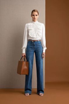 Looks Jeans, Look Jean, Casual Work Outfits, Looks Chic, 가을 패션, Work Fashion, Street Styles, Outfits Casuales, Look Fashion