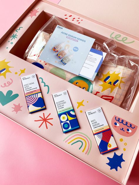 Kids Package Design, Colorful Table Setting, Branding Design Packaging, Paint And Sip, Beauty Packaging, Diy Clay Crafts, Creative Packaging, Web App Design, Craft Box