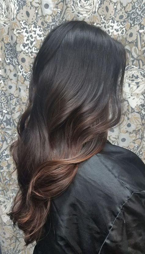 Balayage Long Hair, Black Hair Balayage, Brown Hair Looks, Brown Hair Inspo, Brown Hair Balayage, Fresh Hair, Haircuts Straight Hair, Brown Highlights, Hair Color Balayage