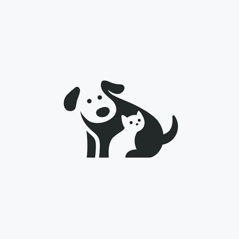 Petshop Logo Design, Petshop Logo, Logo Design Simple, Pet Shop Logo, Cat Logo Design, Dog Logo Design, 강아지 그림, Simple Logo Design, Pet Logo Design