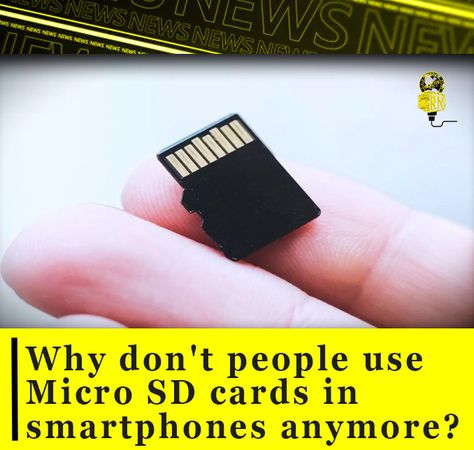 Why don't people use micro SD cards in smartphones anymore? Device Storage, Storage Devices, Micro Sd Card, Cloud Storage, Micro Sd, Tech News, Sd Card, Card Slots, Slots