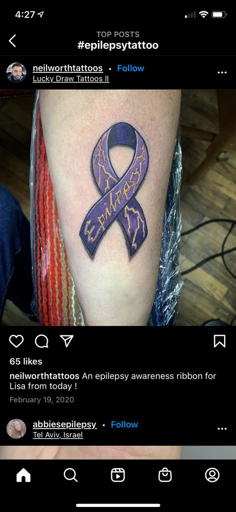 Epelipsy Tattoo, Seizures Awareness Tattoo, Epileptic Brain Tattoo, Epileptic Tattoo Ideas Brain, Epileptic Tattoo Ideas, Tat Rings, Awareness Tattoos, Status Epilepticus, Seizures Awareness