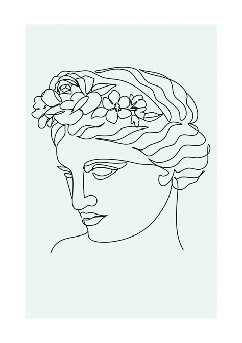 Шаблони Greek Goddess Line Art, Sculpture Poster, Business Cards And Flyers, Greek Sculpture, Free Motion Embroidery, One Line Drawing, Creative Embroidery, Greek Art, Custom Posters