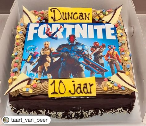 Fortnite Cake, Fortnite, Birthday Cake, Beer, Cake, Van, Birthday