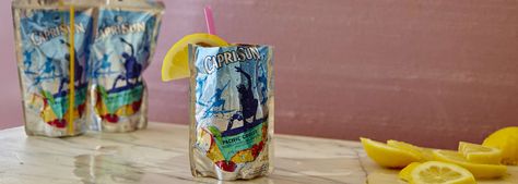 Capri Sun Pacific Cooler was the best drink in the elementary school lunchroom, but adding two kinds of rum takes the childhood sipper to a new level. School Lunchroom, Sun Cocktail, Best Drink, Poppin Bottles, Capri Sun, Lunch Room, Alcohol Drinks, White Rum, Arizona Tea