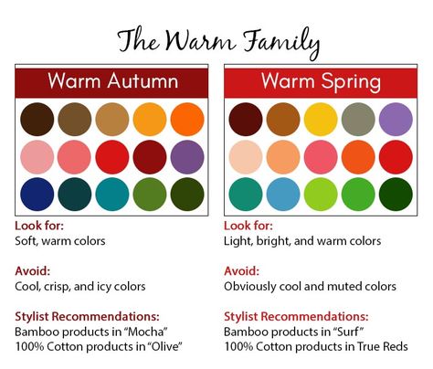 Warm color season - color palette - warm autumn and warm spring Warm Skin Tone Colors, Warm Spring Color Palette, True Spring Colors, Deep Autumn Color Palette, Autumn Color Palette, Spring Color Palette, Warm Skin Tone, Seasonal Color Analysis, Colors For Skin Tone