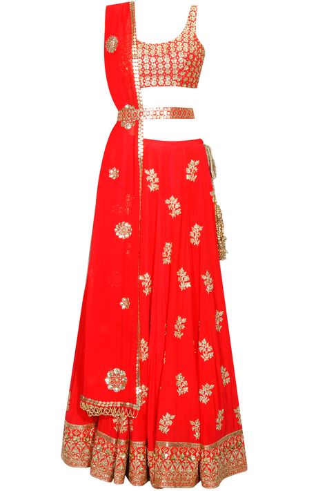 Neon orange sequins embroidered panels lehenga set available only at Pernia's Pop Up Shop.#perniaspopupshop #shopnow #anushkakhanna#partyseason #happyshopping #designer #clothing #festive #weddings Rajputi Dress, Bollywood Dress, Indian Bridal Lehenga, Indian Look, Nehru Jacket, Patiala Salwar, Crop Top Dress, Ethnic Outfits, Pakistani Wedding Dresses