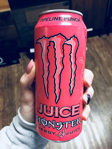 Pipeline Punch Monster Energy Juice Monster Energy Pipeline Punch, Pipeline Punch Monster Energy Aesthetic, Pipeline Punch Monster, Bebida Monster, Estilo Indie Kid, Monster Juice, Energy Juice, Monster Punch, Banzai Pipeline