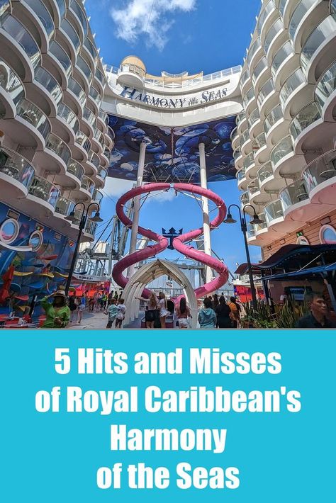 See what we thought were the 5 hits and 5 misses of Royal Caribbean's Harmony of the Seas and who the ship is good for. Royal Carribean Cruise, Royal Cruise, Royal Caribbean Cruise Ship, Harmony Of The Seas, Mexico Cruise, Royal Caribbean Cruise, Caribbean Cruise, Cruise Travel, Royal Caribbean