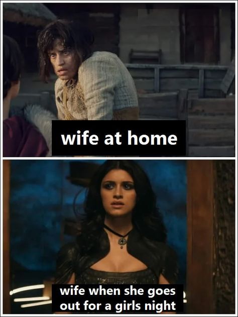 Fixed for married folk Wife Memes, The Witcher Series, Tgif Funny, Wife Humor, Yennefer Of Vengerberg, Meme Page, Crush Memes, Great Memes, Love Anniversary Quotes