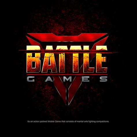 Create the epic logo that battle games needs | Logo design contest | 99designs Epic Logo, Table Tennis Game, Typography Packaging, Island Theme, Game Logo Design, Battle Games, Unique Logo Design, Title Design, Studio Logo