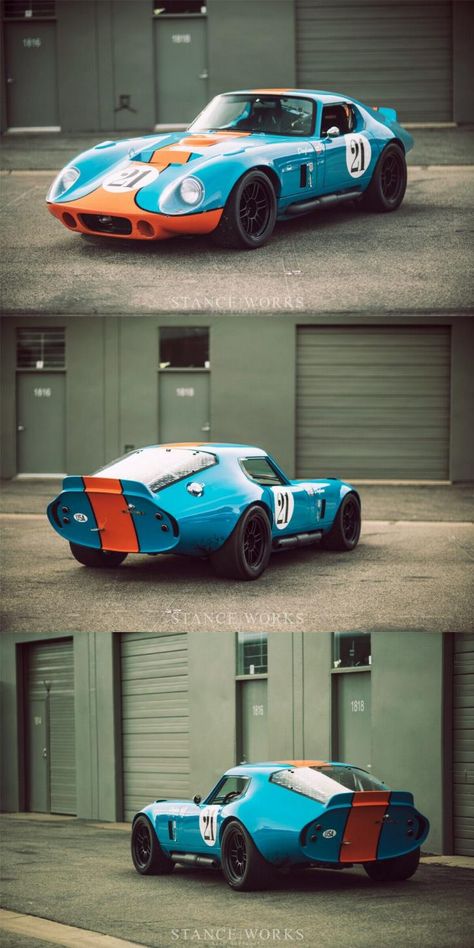 Cool Racing Cars, Daytona Car, Shelby Daytona Coupe, Cobra Daytona, Dagobert Duck, Shelby Daytona, Daytona Coupe, Gulf Racing, Cars Aesthetic