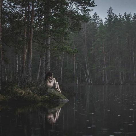 Nude Aesthetic Photoshoot, Water Nymphs, Dreamy Photography, Fantasy Magic, In The Middle Of Nowhere, Middle Of Nowhere, Witch Aesthetic, Wild Woman, Fantasy Aesthetic