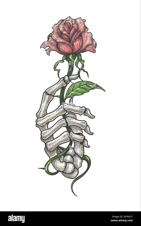 Hand Reaching Out Tattoo, Reaching Out Tattoo, Tattoo Ideas Skeleton, Skeleton Flower Tattoo, Skeleton Hand Holding Rose, Realism Reference, Rose Flower Tattoo, Hand Holding Rose, Skeleton Hand Holding