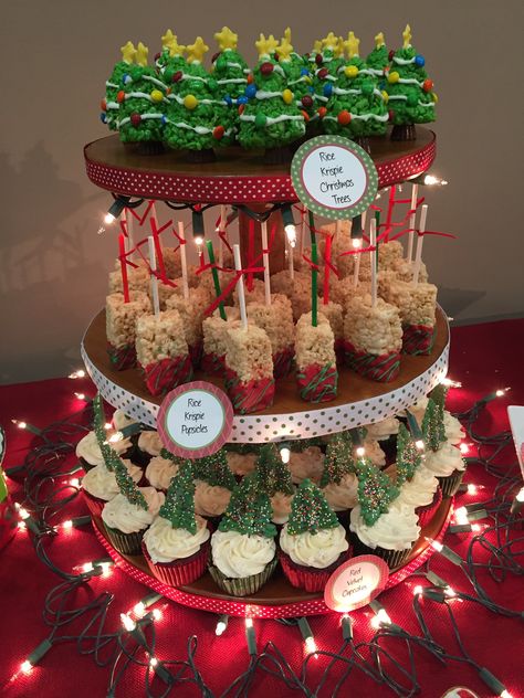 Christmas Dessert Table Christmas Theme Dessert Table, Christmas Party Treat Table, Christmas Desert Table Party, Dessert Table Christmas Party, Christmas Table Treats, Christmas Snack Table Ideas, Table Themes Ideas, Christmas Desert Table, Christmas Treat Table