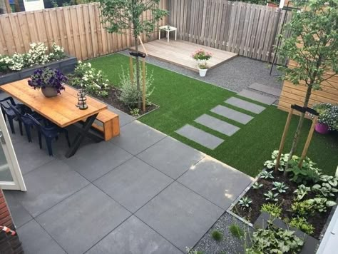 Garden Concept, Low Maintenance Garden Design, Backyard Gardens, Small Courtyard Gardens, Gardens Ideas, Courtyard Gardens Design, Gardening Design, Back Garden Design, Landscaping Garden