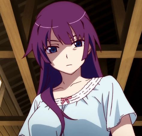 Monogatari Series, Cool Anime Guys, Art Icon, Purple Hair, Girl Icons, Anime Demon, Cute Icons, Anime Icons, Anime Guys