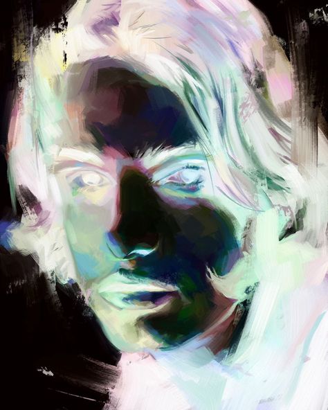 Did an "inverted colors" challenge for this piece where I paint random colors in an inverted way and then applied an adjustment layer to invert it back to get the final here that you see on the first slide. It looks kinda whack, not gonna lie. 😂 But still an enjoyable little challenge! Time taken: 1.65 hours Reference: Bertie Pearce #artdrawing #drawing #artisticpainting #portraitdrawings #portraitartists #painting #artchallenge Inverted Colors Art, Inverted Painting, Inverted Drawing, Inverted Colors, Invert Colors, Layer Paint, Journal Project, Time Painting, Random Colors