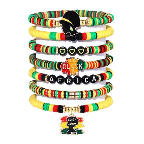 PRICES MAY VARY. Black Women Bracelets: This boho statement hanging bracelets is full of African local characteristics. Bright colors and fashionable styles are suitable for passionate women. It makes you very special in the crowd. If you're looking for your first African jewelry, this is it. the Africa Map heishi bracelets are a beautiful addition to everyone’s jewellery collection. Ethnic Style African Design: these ethnic style drop bracelets are designed with African themed elements, such as Bracelets Black Women, Bracelets Preppy, Bracelets Clay, African Beaded Bracelets, Map Heart, Bracelets Summer, Heishi Bracelets, Afrocentric Jewelry, African Bracelets