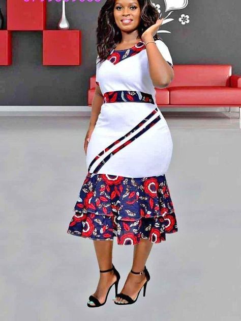 Kitenge Dress Designs, Chitenge Dresses, Isabelle Mathers, Kitenge Designs, Classy Short Dresses, Fancy Short Dresses, African Traditional Wear, Wedding Dresses 2024