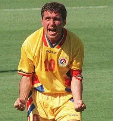 Gheorghe hagi (Romania) Cha Bum-kun, Michael Laudrup, Soccer Legends, Ronaldo Neymar, Star Angel, Moving To Barcelona, Fifa Mobile, Bobby Charlton, First World Cup