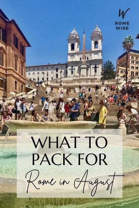 Packing For Italy Summer, Rome Summer Outfits, Rome Outfits Summer, Rome Packing List, Rome Italy Outfits, What To Pack For Italy, August Dress, Weekend In Rome, Italy Packing List