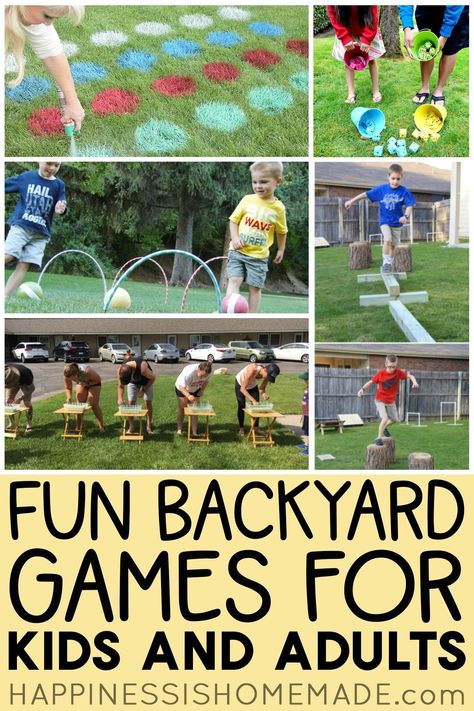 Get ready for some summer backyard fun with these awesome outdoor games you can play at home! Backyard Family Games, Diy Obstacle Course For Adults, Adult Obstacle Course Ideas, Backyard Obstacle Course For Adults, Reindeer Olympics, Obstacle Course Ideas For Adults, Family Olympic Games Outdoor, Backyard Games For Adults, Obstacle Course For Adults