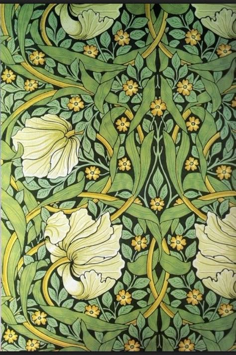 William Morris. I don't know what would go with this wallpaper/pattern but it's gorgeous                                                                                                                                                      More Papier Peint Art Nouveau, Arte Art Deco, Art Nouveau Wallpaper, Illustration Art Nouveau, William Morris Wallpaper, Design Art Nouveau, L Wallpaper, Morris Wallpapers, Motif Art Deco