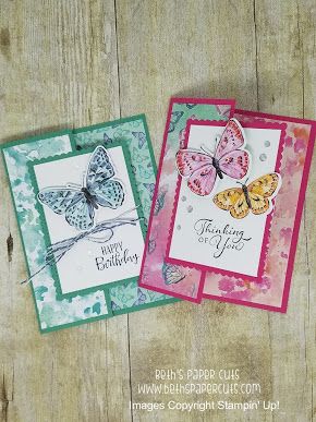 Cards With Butterflies, Butterfly Brilliance, Butterfly Bouquet, Dragonfly Cards, Butterfly Stamp, Butterfly Dragonfly, Fun Folds, Card Folds, Quick Cards