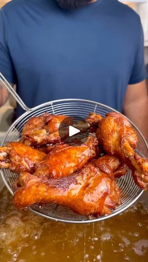 3.2K views · 2.8K reactions | 🚨 Ready to level up your Thanksgiving feast? Check out these Seafood Boil Fried Turkey Wings by @flychefaldenb ! 🦃🔥 Juicy, crispy, and bursting with that seafood boil flavor—this dish is next level!  👉 Follow @foodlovers_network and @TrellEatz on YouTube for more delicious finds, and make sure to follow @flychefaldenb for even more of his amazing creations!  Are you team fried turkey this year? 🍗💥 Drop a 🔥 if you’re down to try this epic flavor twist!  #SeafoodBoilTurkey #FriedTurkeyWings #FlavorExplosion #TurkeyTwist #ThanksgivingInspired #cooking #FoodieFam #TrellEatz #foodlover_network #FoodInspo #TasteTheMagic #FoodieLife | Trell 🍽️Eatz 💸🎥🫡 Wing Ding Recipes, Cajun Turkey Wings, Spicy Garlic Butter Sauce, Fried Turkey Wings, Fry Turkey, Seafood Broil, Air Fryer Recipes Chicken Wings, Recipes Chicken Wings, La Kitchen