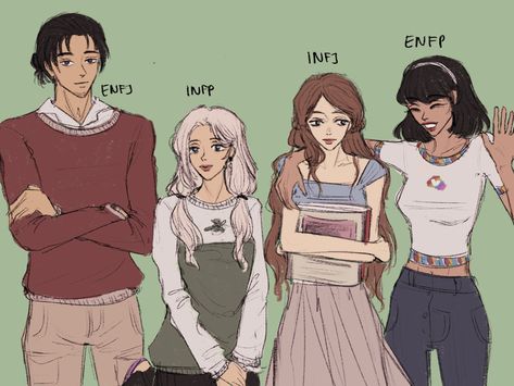 Entp And Infj Fanart, Infj 2w1, Infp 6w5, Infj 6w5, Infj Fanart, Infj And Entp, Mbti Fanart, Infj Type, Infj Mbti