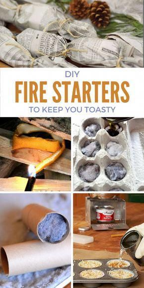 Diy Fire Starter, Homemade Fire Starters, Camping Fire Starters, Fire Starters Diy, Camping Hacks Diy, Survival Supplies, Fire Starter, Survival Food, Camping Survival